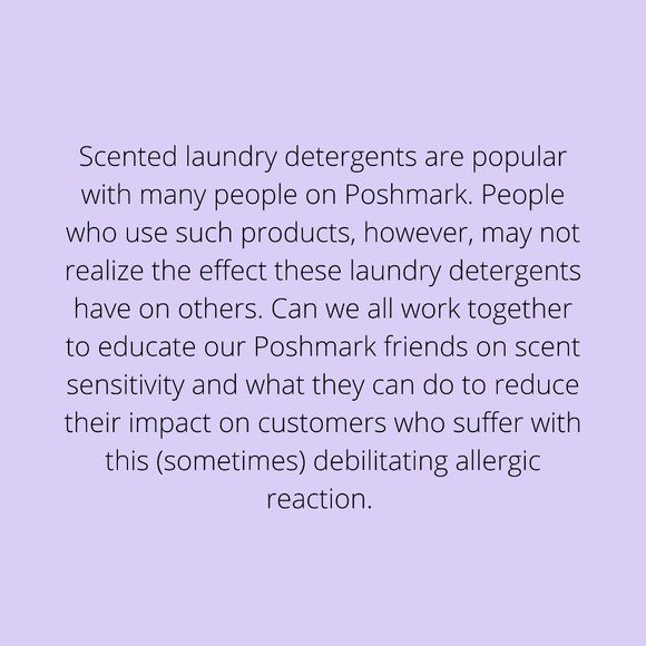 Can We Please Talk About Heavily Scented Detergent? - Picture 2 of 3